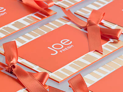 Joe Fresh offset painted edges ribbon