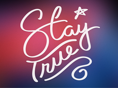 Stay True Kickstarter custom kickstarter shirt stay t shirt true typography