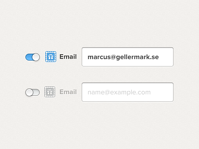 Mail me! css email input mail stamp switch web