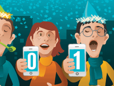 Happy New Year illustration