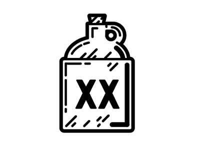 Jug icon illustration jug