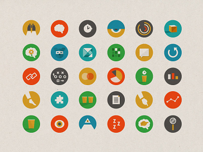 Dognition icons dogs games geometric icons infographics