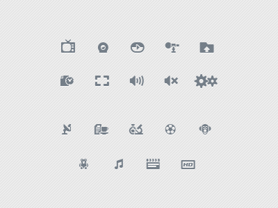 IPTV icons iptv player