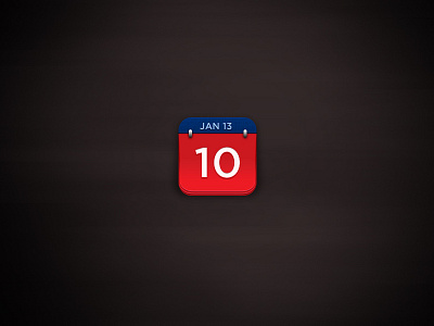 Calendar Icon app icon blue calendar icon red