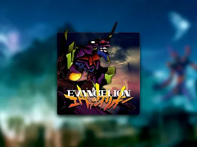 Neon Genesis Evangelion - Cartoon Badge Rebound anime eva 01 evangelion gainax hideaki anno icon mecha neon genesis evangelion nerv shinji ikari shogōki tv tv tokyo