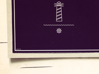 Mi luz illustration typography