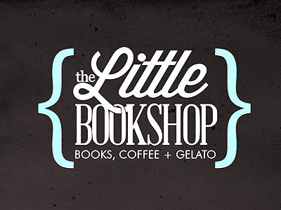 The Little Bookshop book bookshop bookstore branding little logo