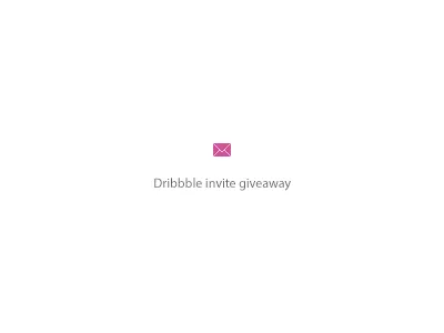 Dribbble invite giveaway! ball dribbble free giveaway invitation invite pink play simple text