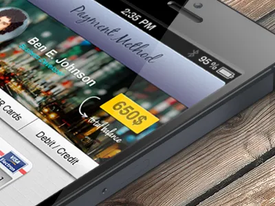 Payment Method app design credit card ios app iphone app mikha payment profile ui ux