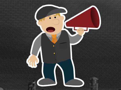 Not Sexy Enough character hat illustration yelling