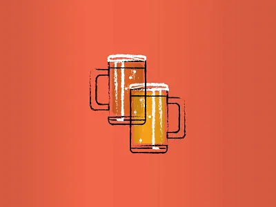 Frosty Mugs beer beverage illustration