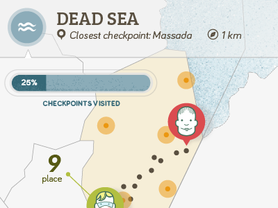 Sneak peak to a travelers app Im working on. app blue finished green massada not red travel