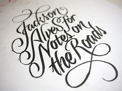 sketching brand lettering logo typography