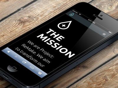 ReMake Wake :: Responsive iphone minimal mockup pixels remake responsive smorrs wake wood
