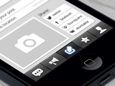 wiracle ios app tab bar app buttons icon icons ios post share social network tab bar wiracle