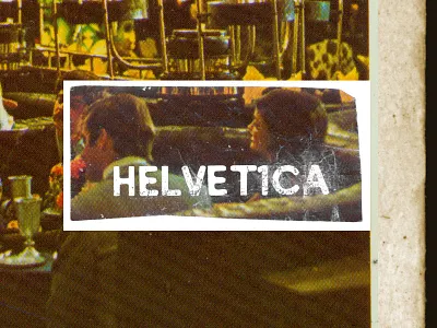 Helvetica artwork band flyer found images helvet1ca helvetica worn