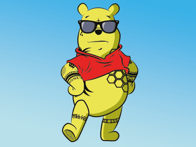 winnie the pooh gangster nalle pooh puh tattoo the wayfarer winnie