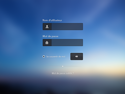 Formulaire de Connexion design icon interface login ui user