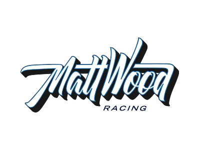 Matt Wood Racing branding graphic design logo race team racing sports sprint cars