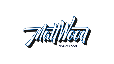 Matt Wood Racing branding graphic design logo race team racing sports sprint cars