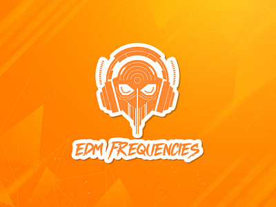 EDM Frequencies graphic design logo