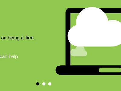 unused cloud green lime slider