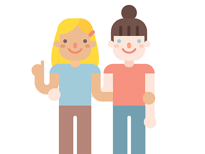 Roommates friends illustration roommates vector