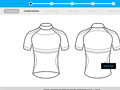 Bioracer Shirt configurator