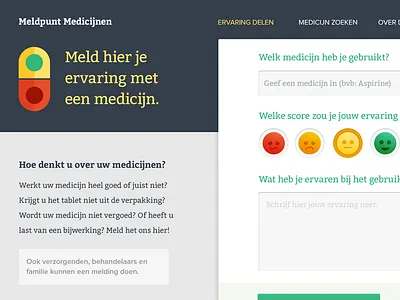 Melpunt Medicijnen emoticons form