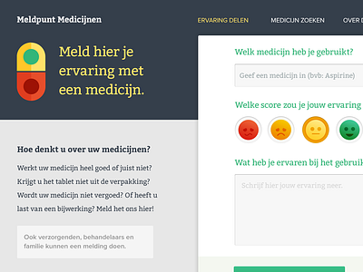 Melpunt Medicijnen emoticons form