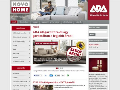 www.novohome.hu web design web development
