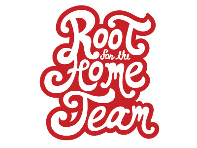 Root ballpark baseball frankadelphia hand type phillies root for the home team script type typography