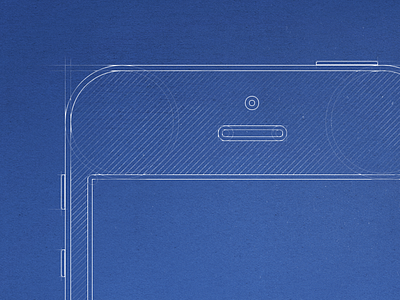 iPhone5 Blueprint Wireframe app blueprint demo mockup scaffolding texture wireframe