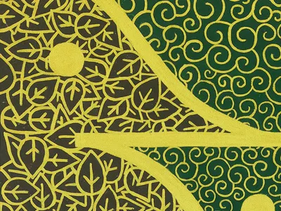 painting, 40 × 40 cm acrylic on canvas painting