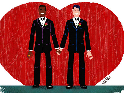 Love is blind tim paul timpaulillustrations.com