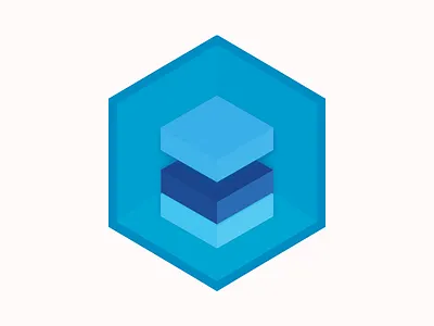 Front End Badge badge front end geometric icon