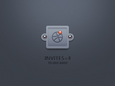 [GIF] Dribbble Invites Give Away clean dribbble invite gif screw ui
