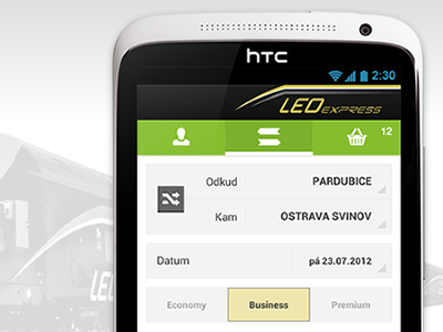 LEO express - android android application smartphone train