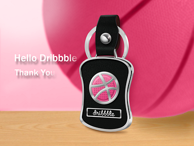 Dribbble Keychain debut dribbble keychain