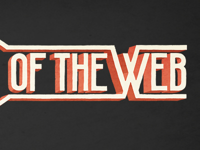 Wwotw 3d lettering type