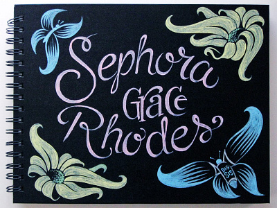 Sketchbook acrylic illustration paint type