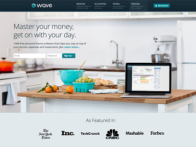 Wave Personal, new design design ui ux website