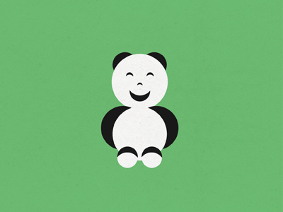 Panda drawing illustration logo panda vector