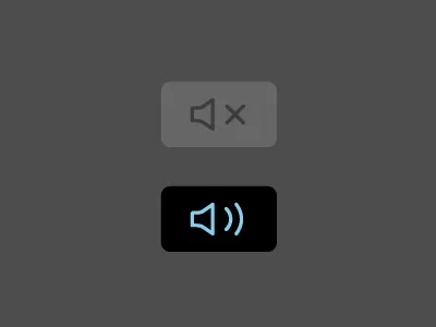 Speaker Toggle app deselected icon icons ios iphone mute muted noise push selected sound speaker ui unmute unmuted user experience user interface ux