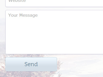 Contact Form blue button form gradient grey white