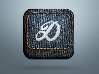 Denim Icon app denim denim app denim icon icon ios ios icon jeans