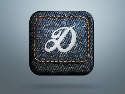 Denim Icon app denim denim app denim icon icon ios ios icon jeans