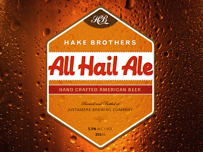 All Hail Ale beer beer label illustrator photoshop