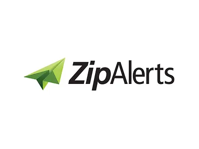 ZipAlerts by ZipRecruiter brand branding fruitiger green logo mark plane ziprecruiter
