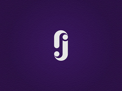 RJ monogram fibonacci golden ratio logo